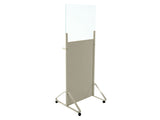Half Acrylic Mobile Barrier