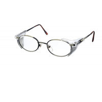 Metal Radiology Glasses - 0.75mm Lead Glass with 0.50mm Leaded side shield by Protech Medical USA