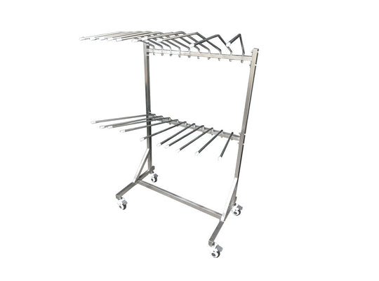 Lead Apron Wall Rack storage console - USA Made – AcuGuard Corporation